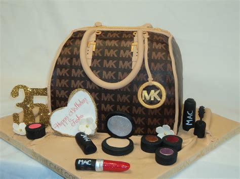 Michael Kors Purse Cake with Fondant Decoration 